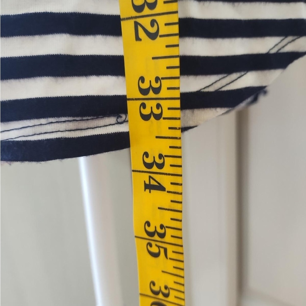 St. Tropez Blue and White Dolman Sleeve Midi Dress Sz S - Picture 8 of 14